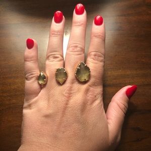 Kendra Scott Rose gold double ring!